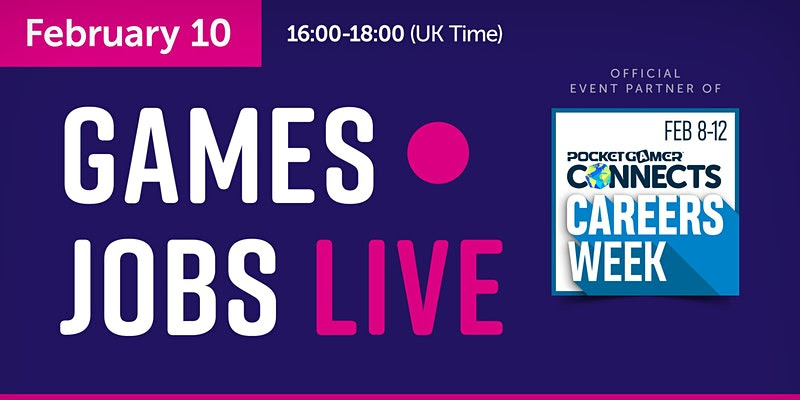 Games Jobs Live returns – sign up now